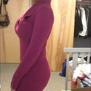 Fuchsia Sweater Dress